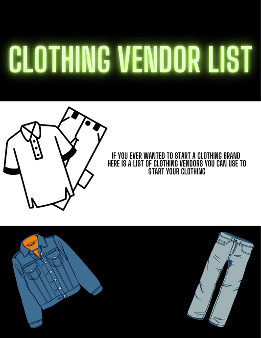 Digital Clothing vendors